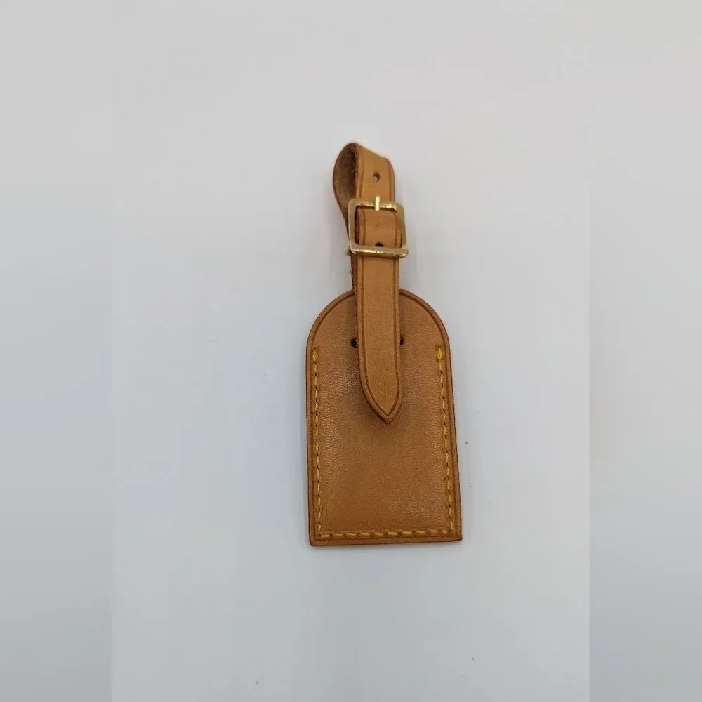 Louis Vuitton Luggage Tag w/ Strap and Padlock & Key